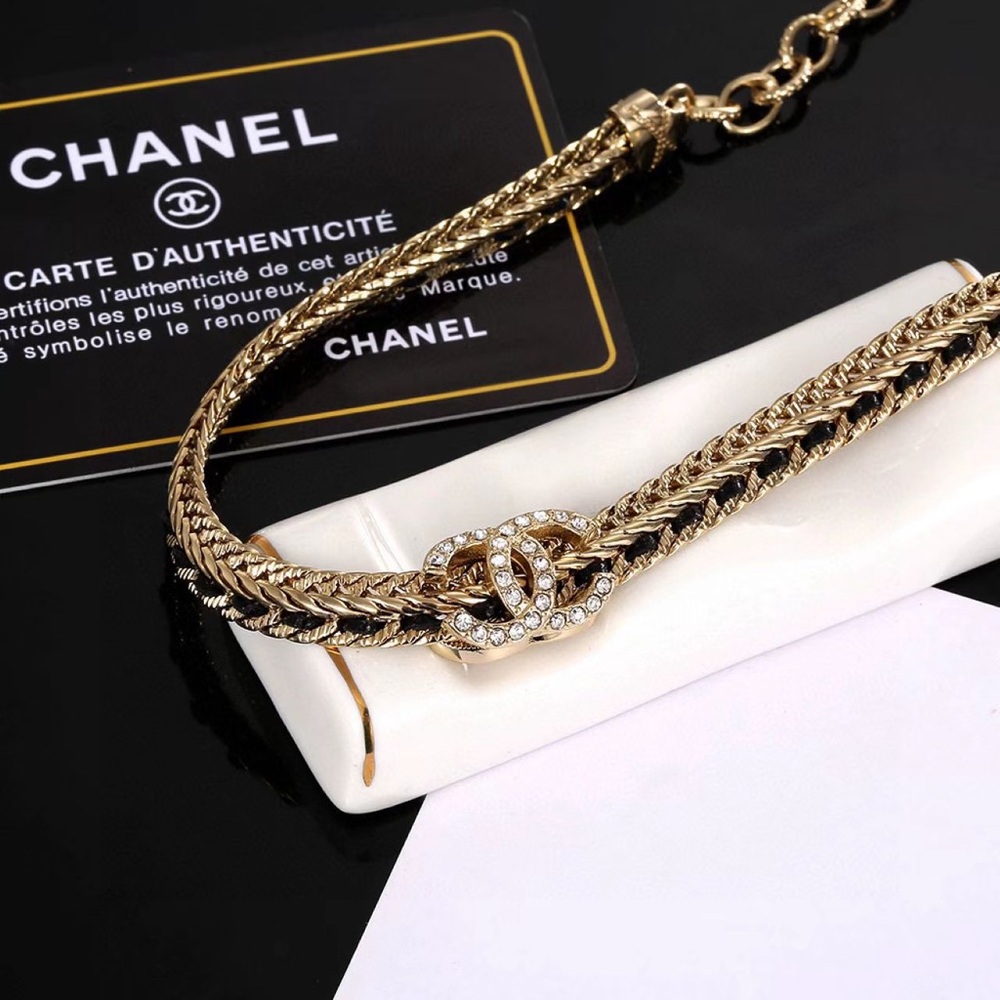 🍡CHANEL Petite Leather Belt Necklace, of high-end quality - Picture 5 of 6